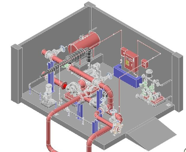 3D CAD Skid 4