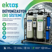 Deiyonizasyon Sistemi (DI) ile yüksek saflıkta endüstriyel su üretim sistemi