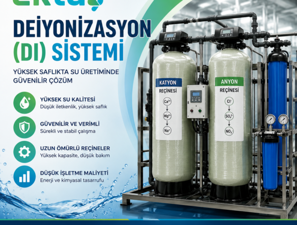 Deiyonizasyon (DI) Sistemi Nedir? Çalışma Prensibi, Avantajları ve Kullanım Alanları